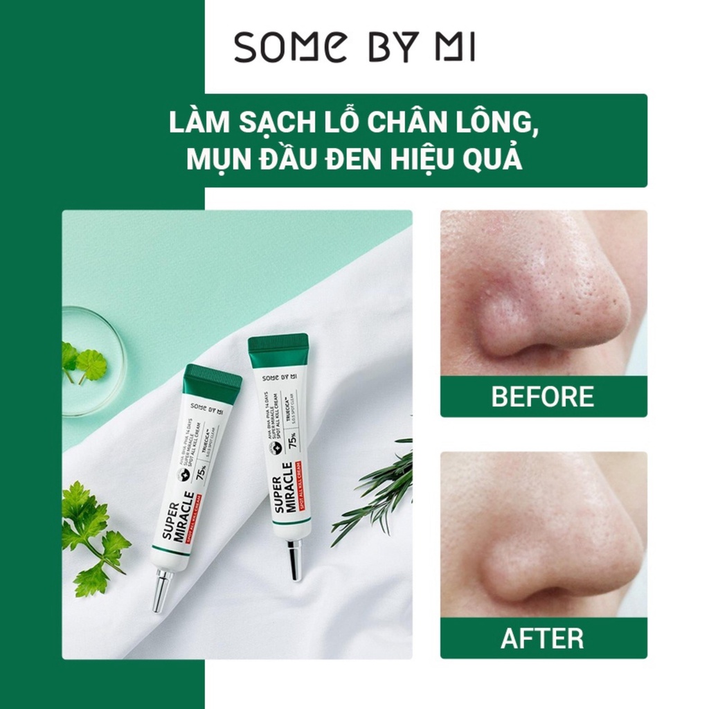 Kem Chấm Mụn Some By Mi 14 Ngày AHA-BHA-PHA 14 DAYS SUPER MIRACLE SPOT 30ml