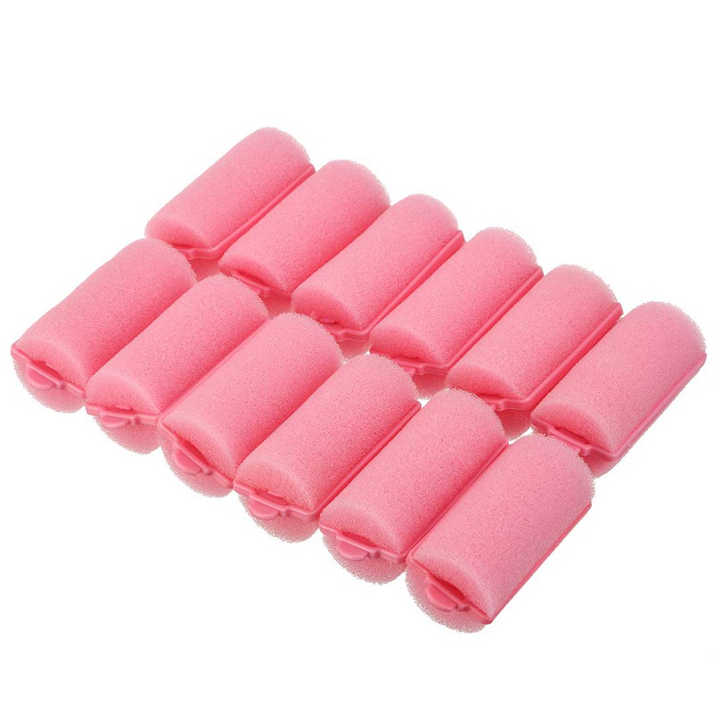 Set 12 lô cuốn tóc bằng xốp mềm mại