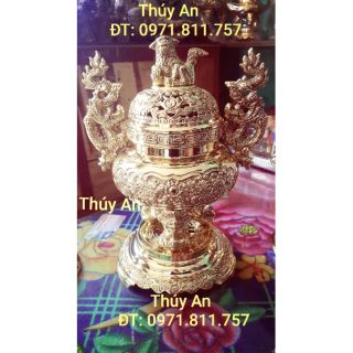 Đỉnh đồng của bộ lư đồng 40cm