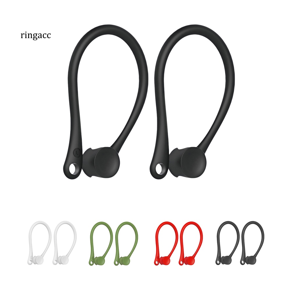 1 Cặp Móc Kẹp Tai Nghe Bằng Silicone Tiện Dụng Cho Air-pods 1 / 2