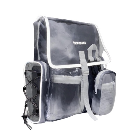 Balo Banawa Đen Tie Dye See Thru Backpack tặng giấy thơm