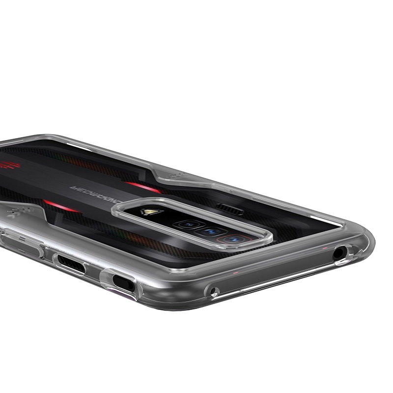 Ốp Lưng Nhựa Cứng Trong Suốt Chống Bám Vân Tay Cho ZTE nubia Red Magic 7 Pro