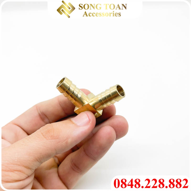 Co Nối Ống & Cong 90 Độ Gài Ống - Bằng Đồng Thau Cắm Lòng Trong Bằng Đuôi Chuột Dùng Cho Ống Mềm PU