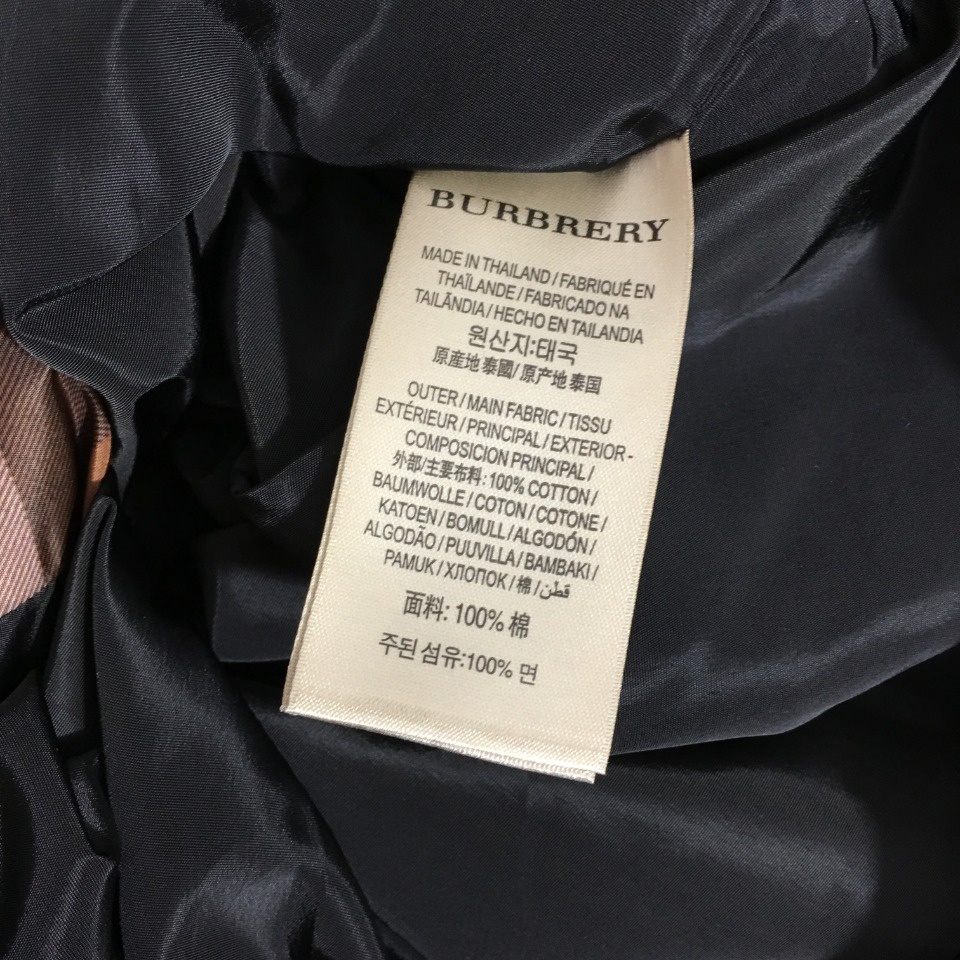 Áo khoác nữ thời trang cao cấp Burberry BBR thiết kế kẻ sọc