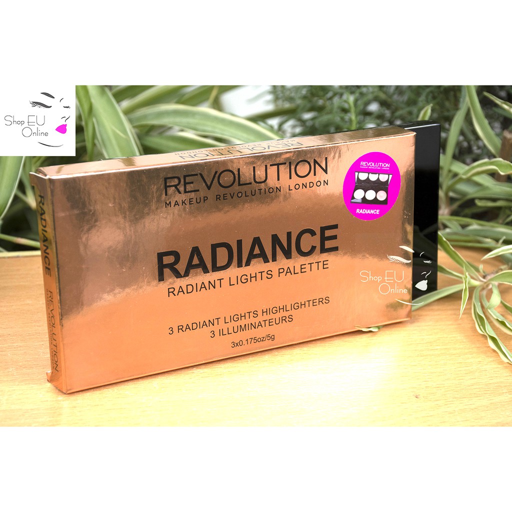 Phấn tạo khối Radiance - Phấn đánh khối Radiance Highlighs Palette - Makeup Revolution London