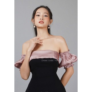 Đầm dự tiệc trễ vai hàng cao cấp