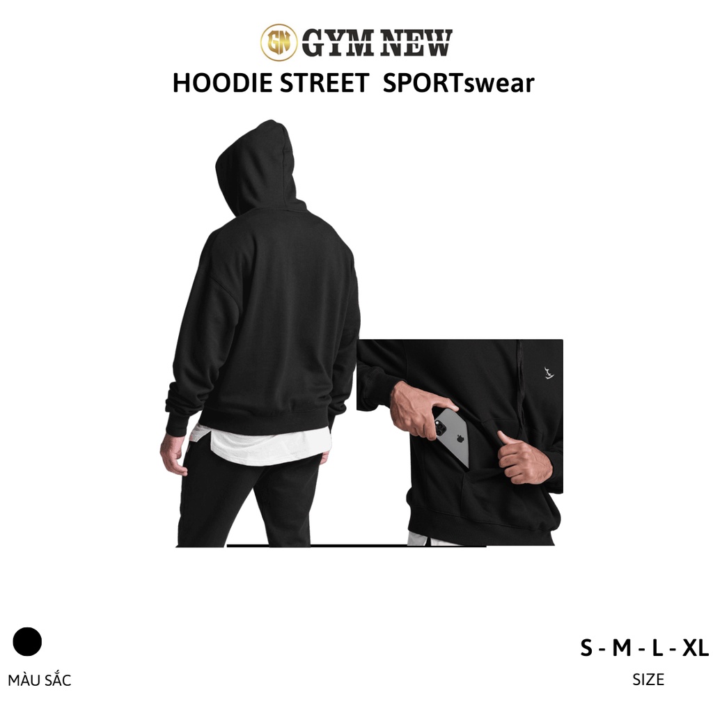 Áo Hoodie nam full cotton 100%