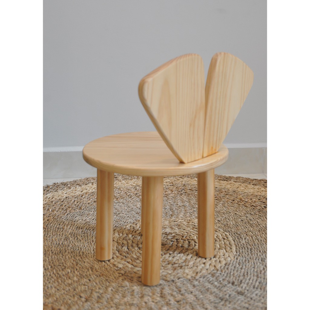🌈🌈Ghế Butterfly Gỗ Tự Nhiên Cho Bé - Bebewood | BigBuy360 - bigbuy360.vn