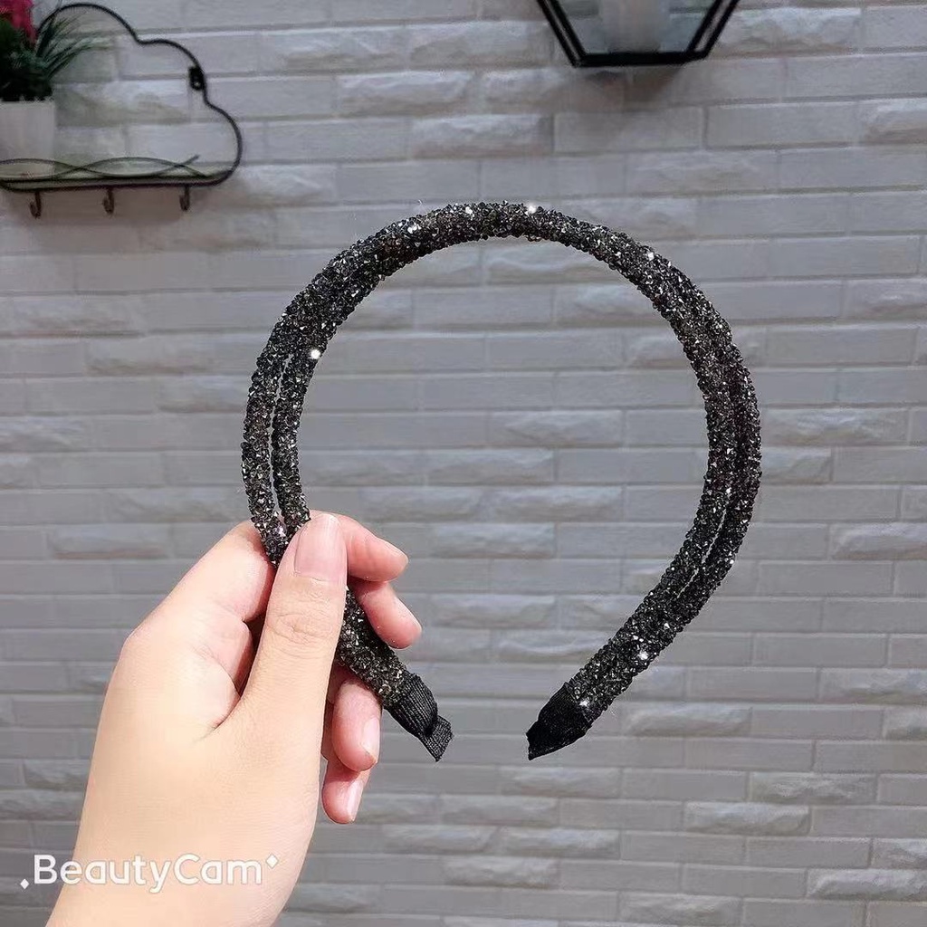 Băng Đô Đính Đá Toàn Diện Lung Linh Phong Cách Hàn Quốc