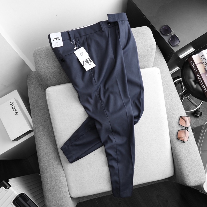 Quần tây nam Trousers men Zara From slim,vải âu cao cấp, quần âu công sở sang trọng,lịch lãm
