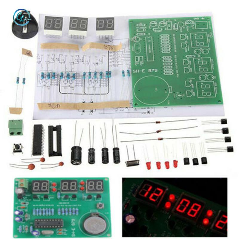Bộ đồng hồ điện tử AT89C2051 6 LED cho Arduino Flux