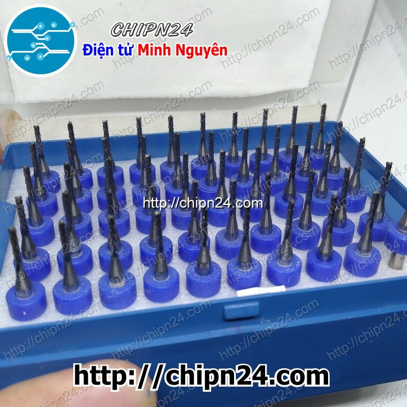 [1 CÂY] Mũi phay mạch in CNC 1.5mm (Mạch điện tử, PCB)