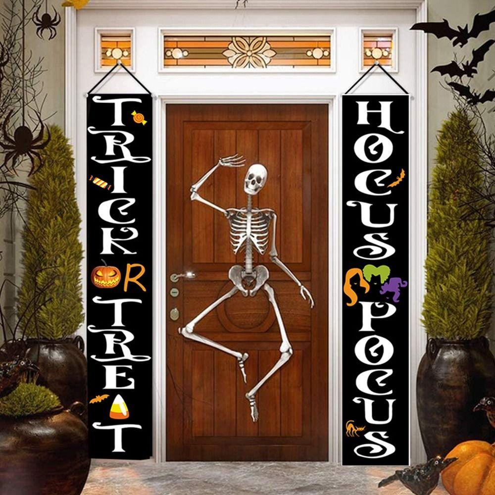 YIYU Cờ Treo Trang Trí Lễ Hội Halloween Sáng Tạo Tyrler1