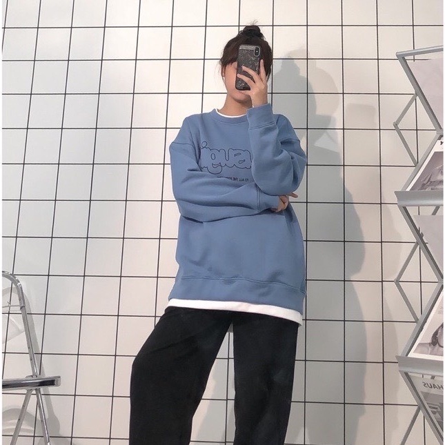 Áo khoác nỉ sweater unisex from rộng AKN24 ARROW phong cách street style hottrend Hàn Quốc chất nỉ bông xịn mịn