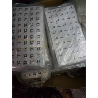 Combo 10 xấp tem dán size :100 tờ : 5000c : 500k