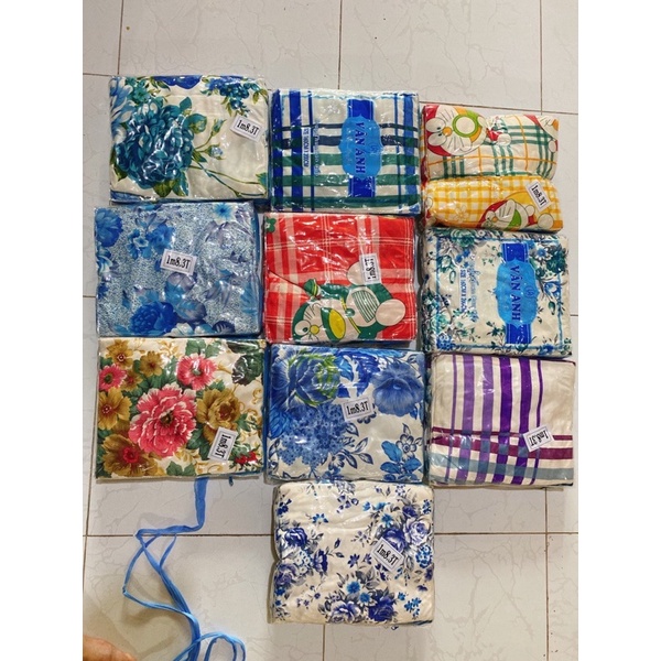 ra thun lạnh bo chun HQ hiệu nhà may Vân Anh (chất mát mịn đẹp bền) đủ size kích thước cho nệm dày 3