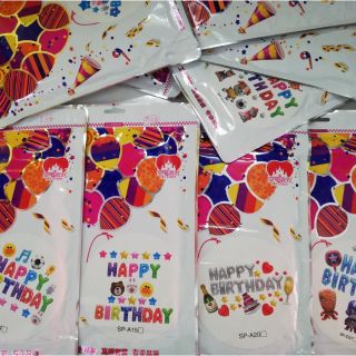Bộ bóng chữ happy birthday kèm thêm nhiều chi tiết như hình !!!