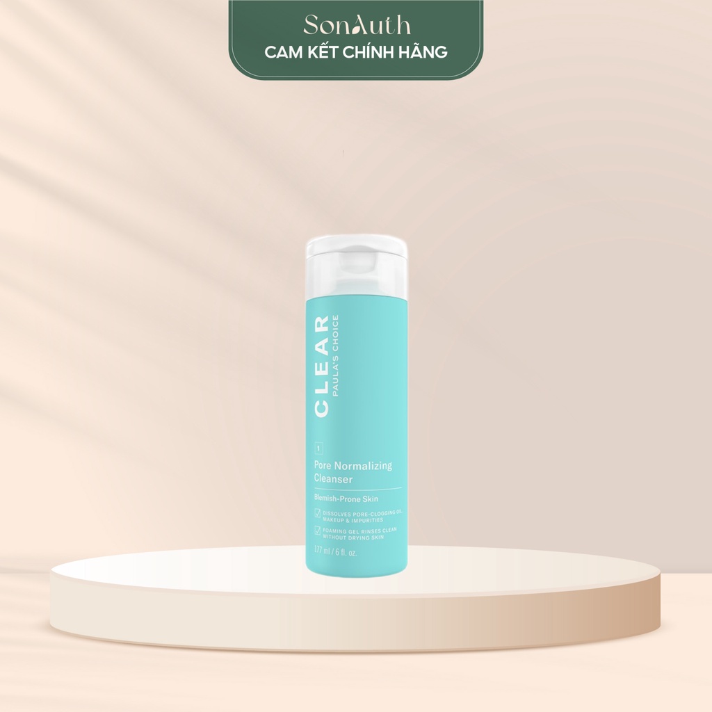 Sữa rửa mặt Paula's Choice Clear Pore Normalizing Cleanser 177ml