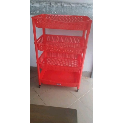 Kệ bếp/ bát 4 tầng Duy Tân Lớn - Có bánh xe