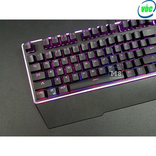 Bàn phím bán cơ cao cấp gaming g-net k88 - led rgb - có kê tay, - bh 12 tháng