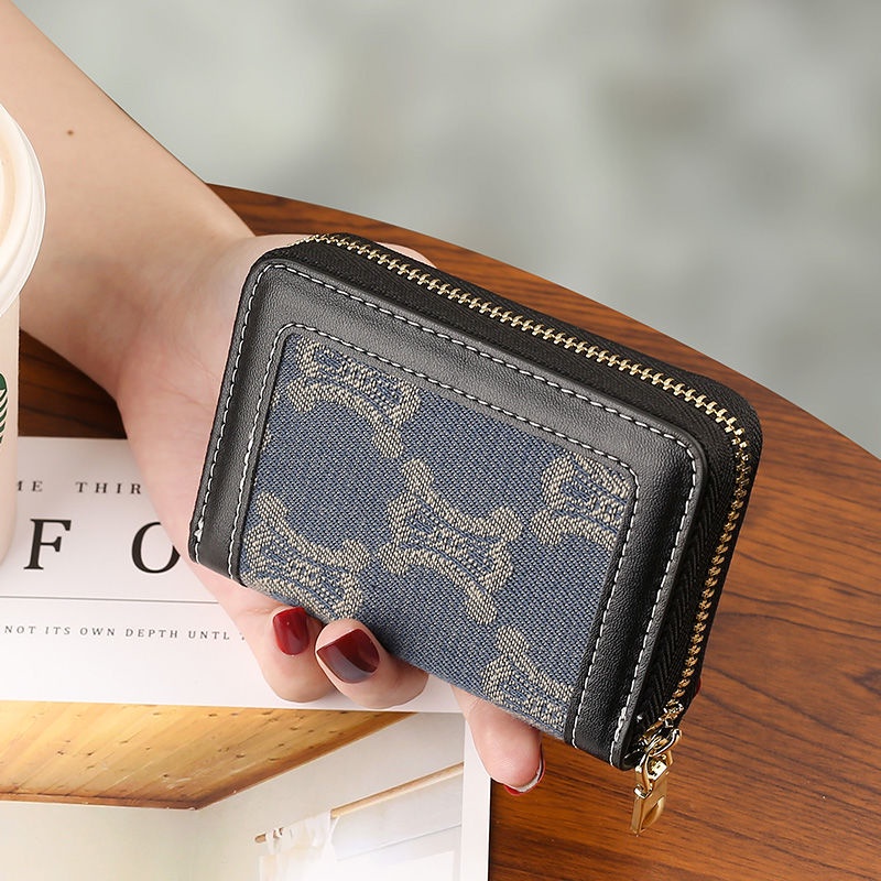 Ví Đựng Thẻ Nhiều Ngăn Chống Khử Từ Phong Cách Retro kf006