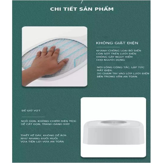 Vợt Muỗi Thông Mình Tự Động Bắt Muỗi - Đèn Bắt Muỗi