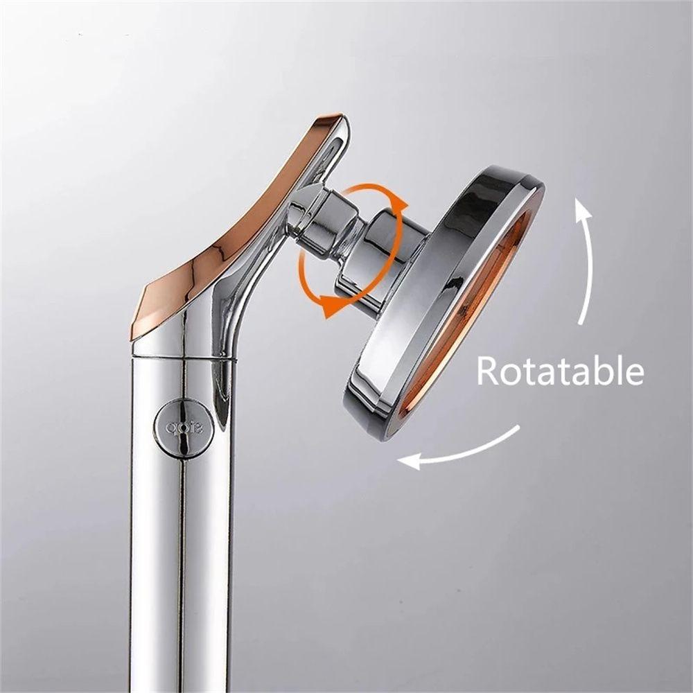 Đầu Vòi Hoa Sen Một Nút Có Thể Điều Chỉnh Xoay Nước Tiện Dụng