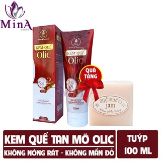 Kem tan mỡ olic ⚡freeship⚡ kem quế olic giảm mỡ bụng siêu tốc, không cần tập luyện