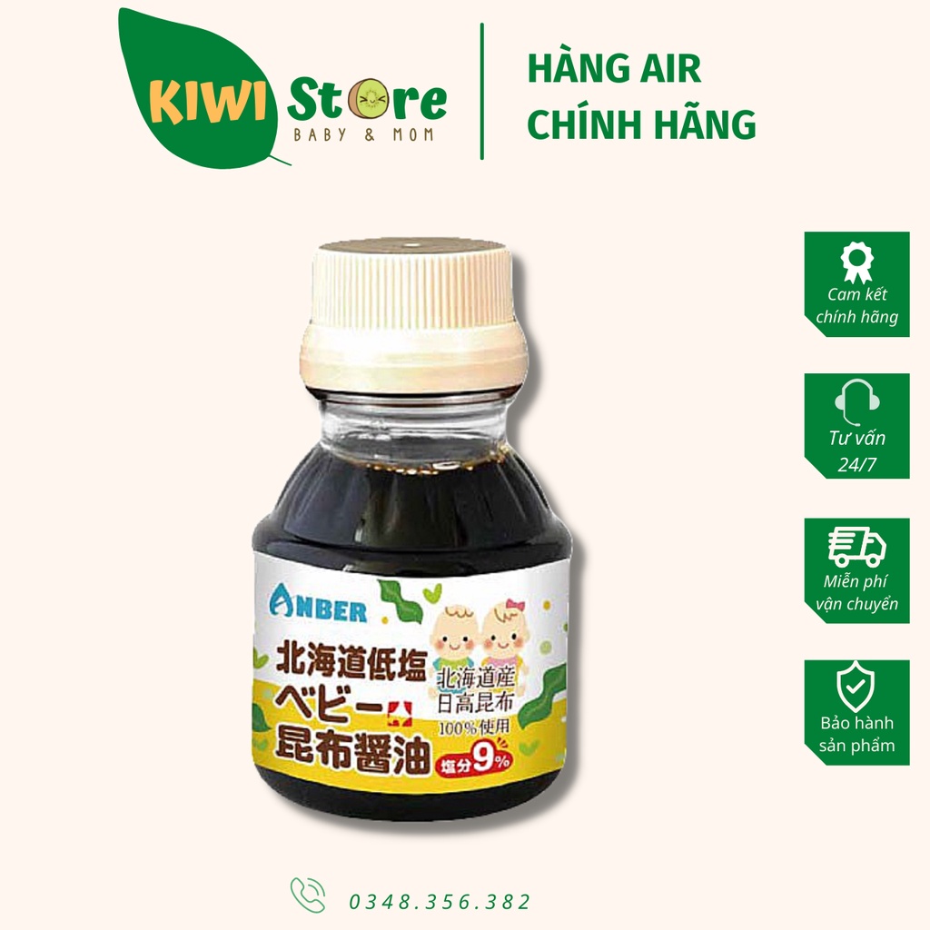 Nước tương tảo bẹ Anber và Kids mama 100ml