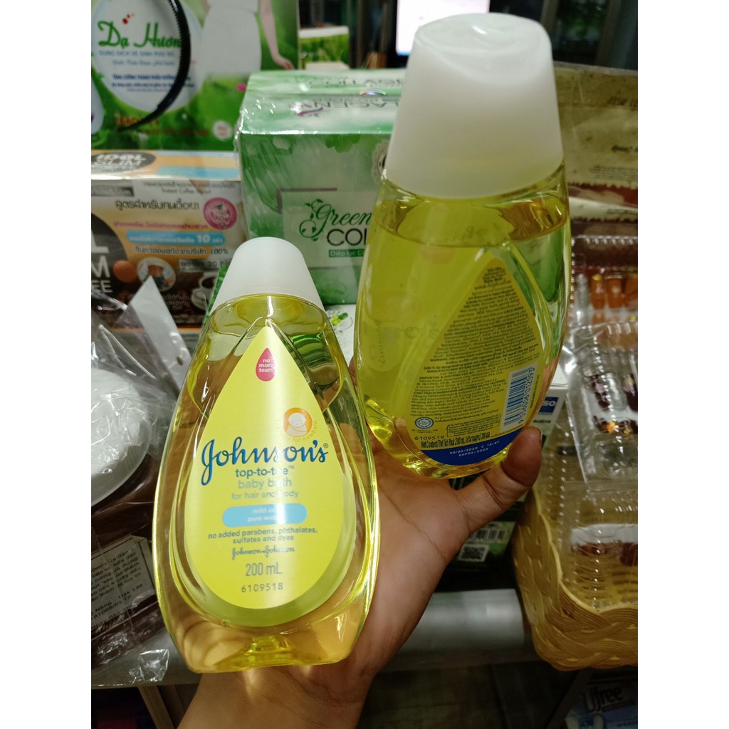 Sữa tắm gội toàn thân Jonhson Baby 200ml