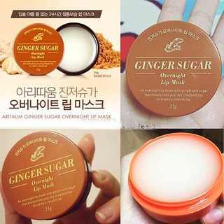 Mặt Nạ Ngủ Môi Aritaum Ginger Sugar Over Night Lip Mask 25g về hàng SALE 50%