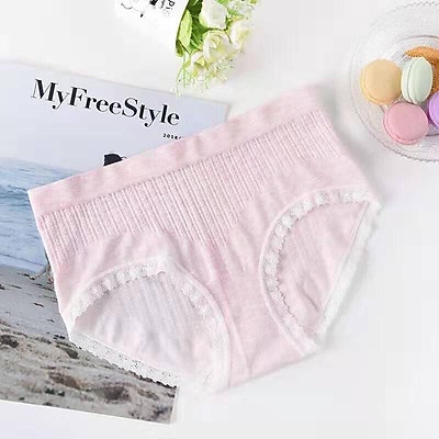 5 Quần lót nữ Cotton Dệt Kim - Quần Chip Nữ kháng khuẩn thoáng mát - Sét 5q Muối Tiêu