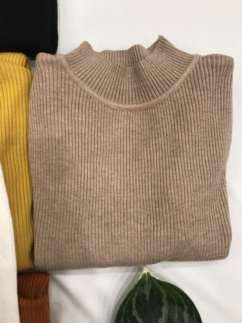 Áo Len Giữ Nhiệt Nữ Cổ 3 Phân Chất Len Tăm Tàu Mềm Mịn | BigBuy360 - bigbuy360.vn