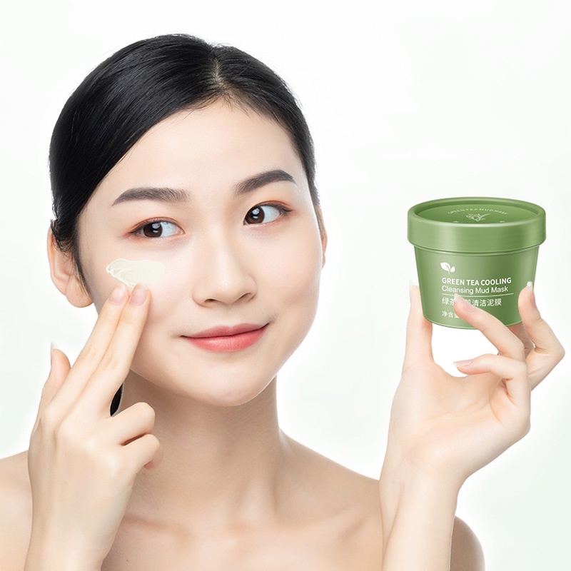 [Hàng mới về] Mặt nạ XUEROUYA đất sét chiết xuất trà xanh làm sạch sâu loại bỏ mụn đầu đen tiện lợi | BigBuy360 - bigbuy360.vn