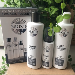 NIOXIN HỆ THỐNG 2 BỘ DẦU GỘI XẢ TINH CHẤT CHỐNG RỤNG KÍCH THÍCH MỌC TÓC SYSTEM 2