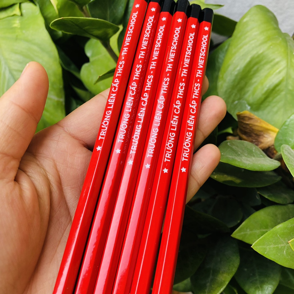 In ấn bút chì theo yêu cầu, làm bút chì giá rẻ cho học sinh, sinh viên