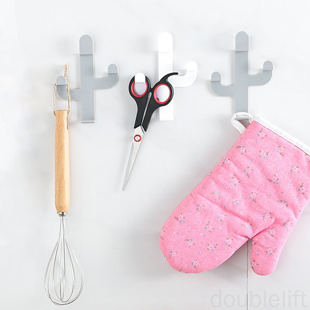 Móc Treo Đồ Dán Tường Hình Cây Xương Rồng