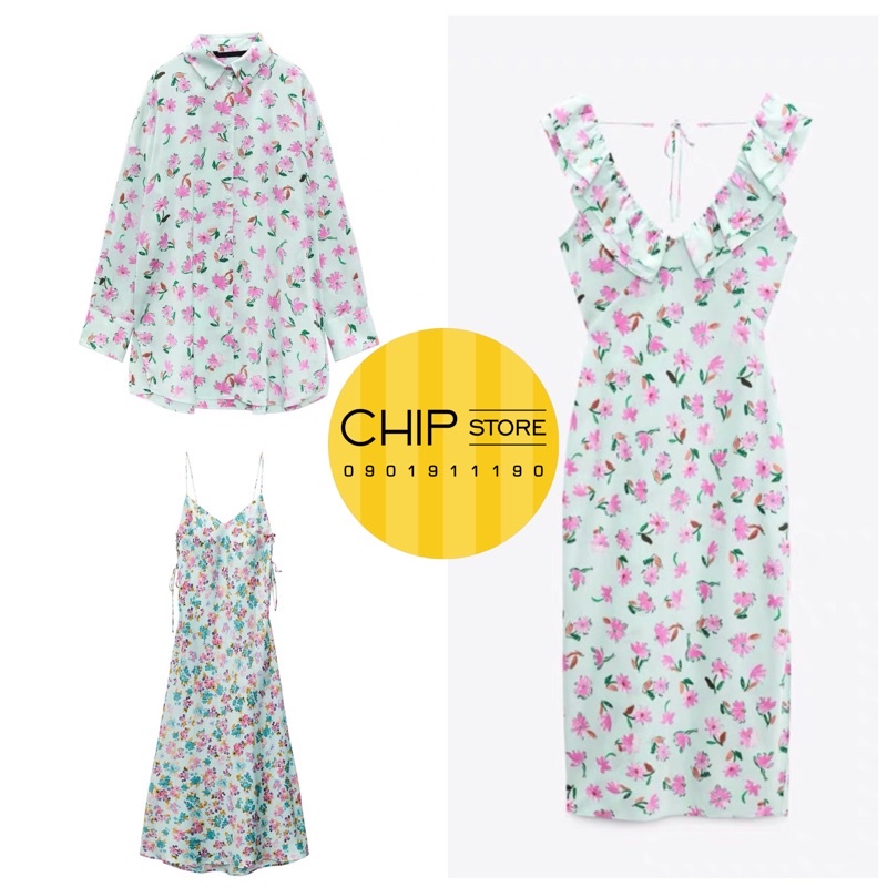 VÁY PHA LỤA ZARA * XUẤT DƯ XỊN SANG CHẢNH TIỂU THƯ