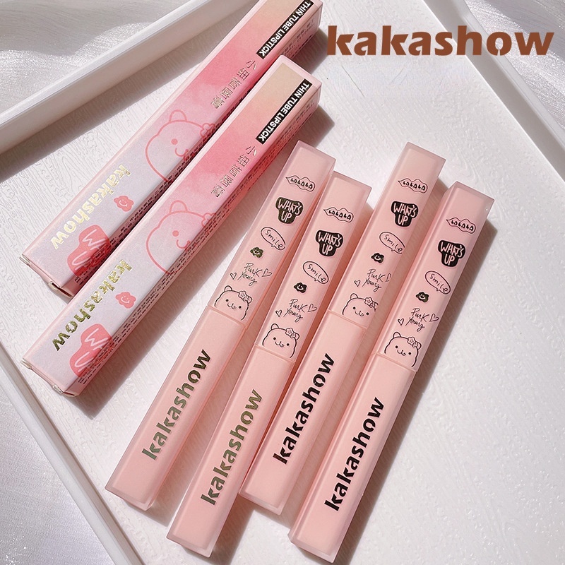 Kakashow Son Môi Màu Nhung Lì Dưỡng Ẩm Không Dễ Phai Thời Trang Thu Đông