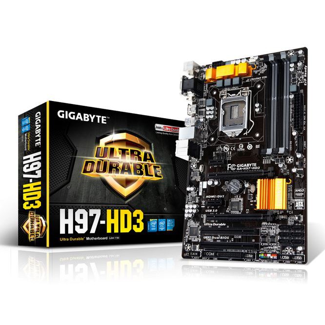 Chặn main Gigabyte GA-H97-HD3 GA H97 HD3 dùng nắp sau thùng máy