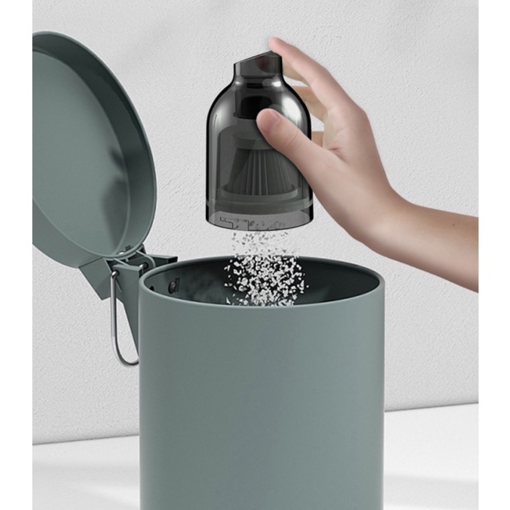 Máy hút bụi mini không giây cầm tay sạc pin công suất 120w lực hút 12000PA không gây tiếng ồn hút bụi ô tô, bàn làm việc