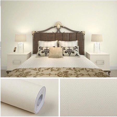 GIẤY DÁN TƯỜNG MÀU TRƠN NHÁM 45CM DÀI 10M KEO SẴN