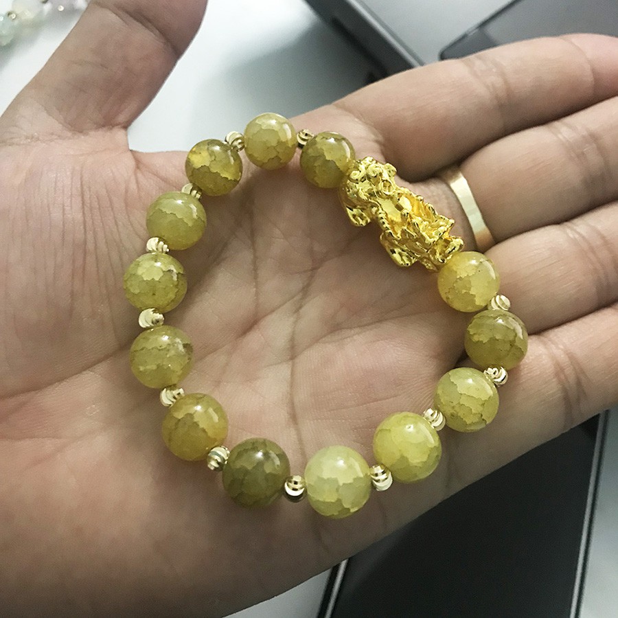 VÒng tay nam nữ VT06 phong thủy thời trang, vòng đeo tay nam KT hạt 10ly