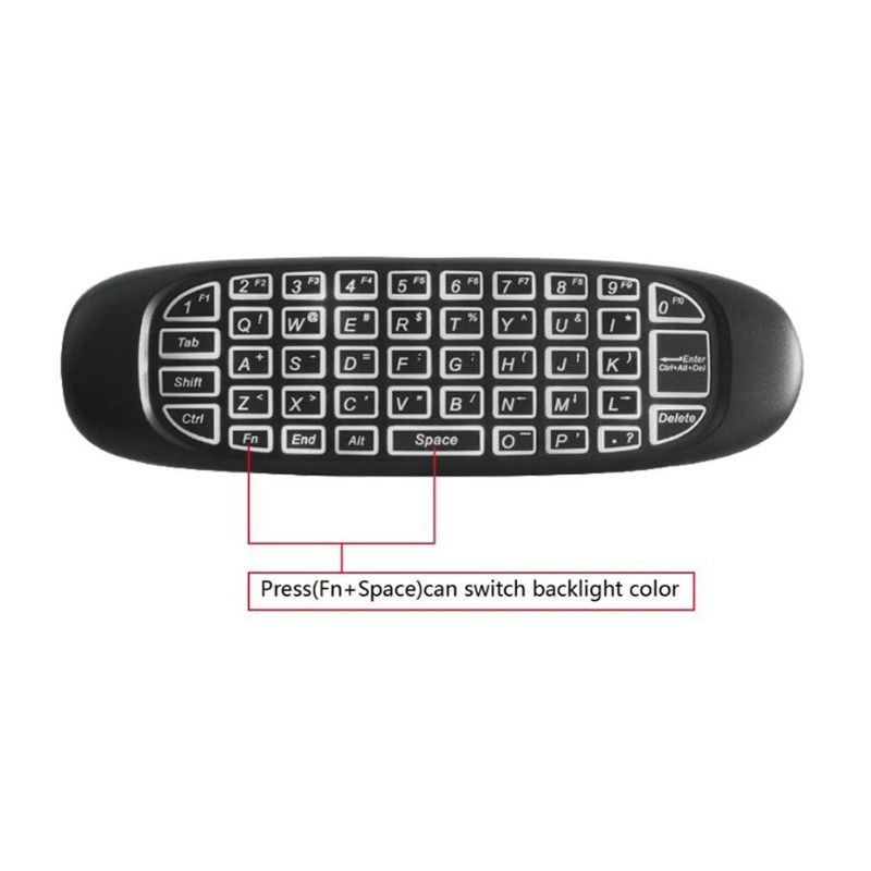 Điều Khiển Từ Xa 2.4G RGB 7 Có Bàn Phím Không Dây Cho TV Thông Minh Android