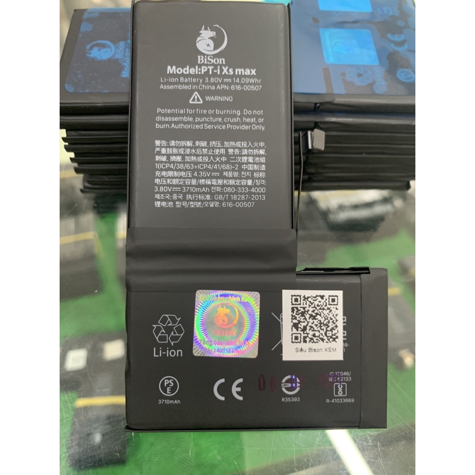 Pin XS Max Bison dung lượng cao 3710mAh