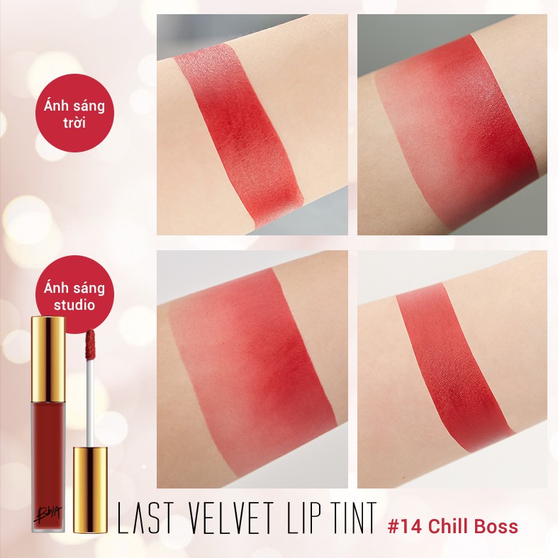 Son kem lì Bbia Last Velvet Lip Tint Version 3 - 14 Chill Boss (Màu đỏ lạnh) 5g - Bbia Official Store | BigBuy360 - bigbuy360.vn