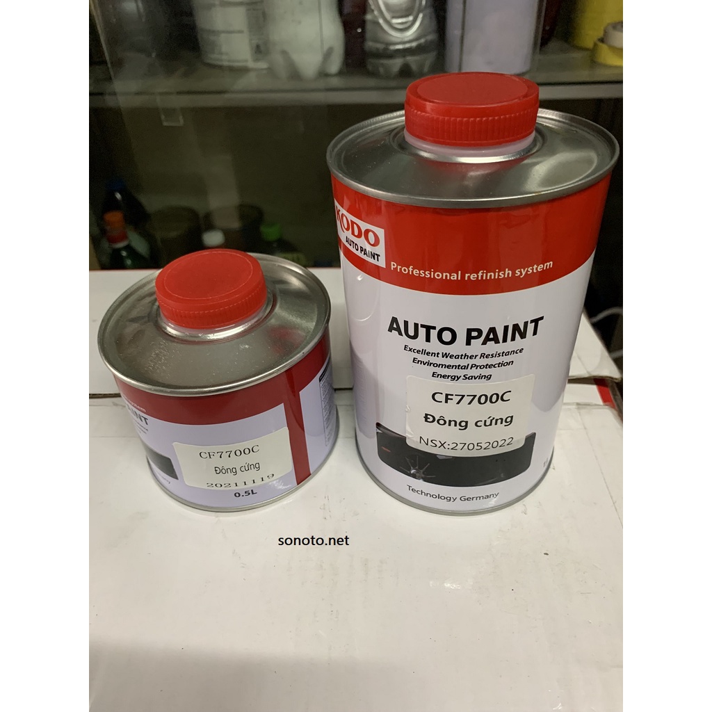 Chất đông cứng CF7700c hay đóng rắn cho sơn và dầu bóng 2k ô tô xe máy