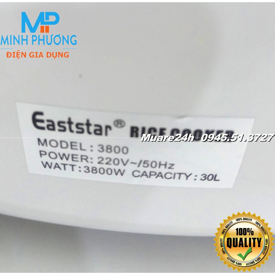 Nồi cơm công nghiệp Eaststar 30 lít (10 lít cơm) Bảo hành 12 Tháng