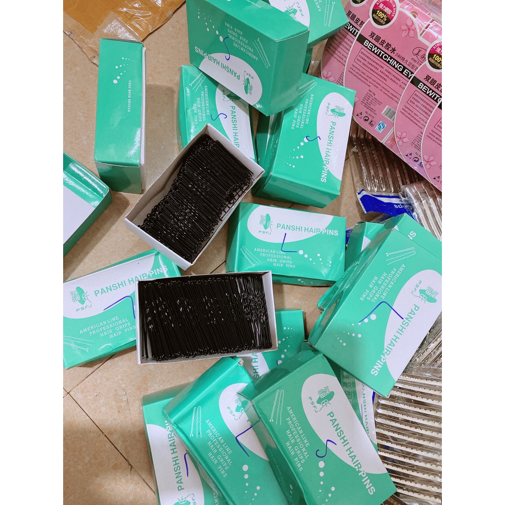Ghim Chữ U Hộp xanh Đủ SIZE SML mỗi hộp 1 size khoảng gần 0.5kg tầm 500-600 chiếc