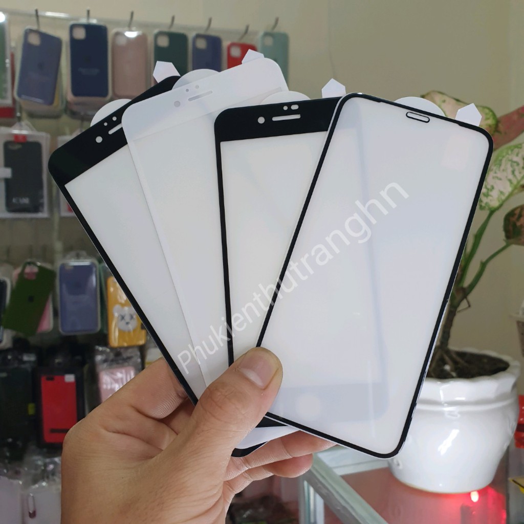 Kính cường lực dẻo xịn full màn hình chống sứt mẻ viền cho iphone 6G 6PLUS 7G 7PLUS X XR XSMAX IP 11 11 PRO/ 11 PRO MAX